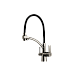 Смеситель для кухни SANCOS Eri SC4001GG с подключением фильтра, вороненая сталь