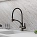 Смеситель для кухни SANCOS Eri SC4001GG с подключением фильтра, вороненая сталь