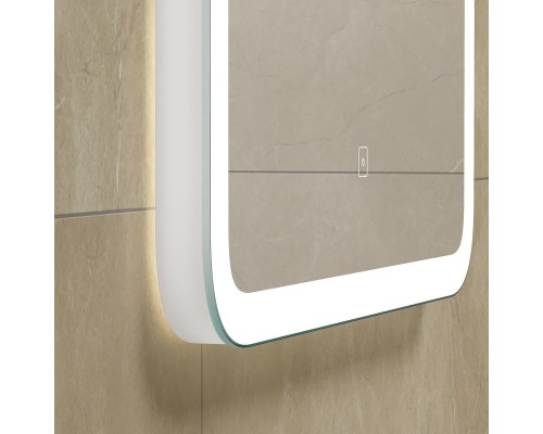 Зеркало Континент Lacio 800х900 ЗЛП756 с подсветкой с сенсорным выключателем