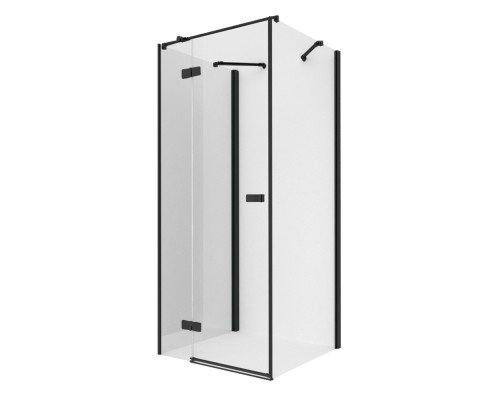 Душевое ограждение NEW TRENDY REFLEXA BLACK L 100x110x200 черный