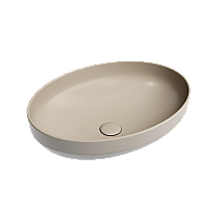 Чаша накладная овальная Ceramica Nova Element 50x36 Капучино Матовый