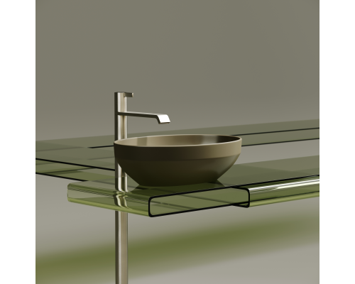 Чаша накладная овальная Ceramica Nova Element 50x36 Капучино Матовый