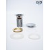 Донный клапан Gid CH100-1 73303k Хром с переливом