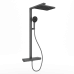 Душевая стойка Sancos Vos с термостатическим смесителем, вороненая сталь, SC6100GG