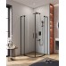 Душевой уголок Cezares Slider 100x100 SLIDER-R-2-90/100-C-NERO Черный матовый