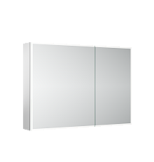 Зеркальный шкаф для ванной Sancos Evoke1000x700х136 мм с LED подсветкой, SC80100