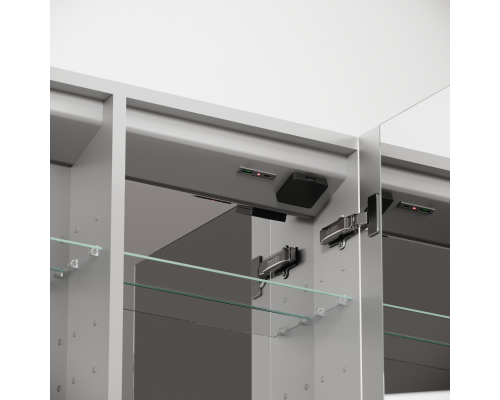 Зеркальный шкаф для ванной Sancos Evoke1000x700х136 мм с LED подсветкой, SC80100