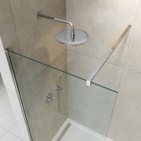 Душевая перегородка Cezares Liberta 125 LIBERTA-L-1-125-120-C-Cr профиль Хром стекло прозрачное