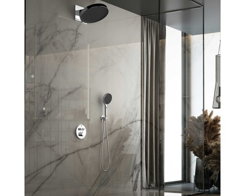 Душевой комплект Vincea Inspire VSFW-3I22MT3CH встраиваемый, термостат, 2 режима, хром