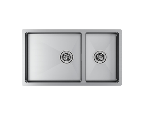 Кухонная мойка Paulmark Axel 78 PM227844-BS Брашированная сталь