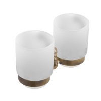 Держатель стакана двойной подвесной ART&MAX AM-E-2688SJ-Br