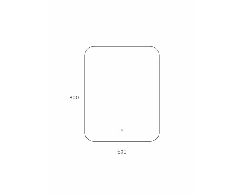 Зеркало Taliente Zled-B с LED-подсветкой, 60x80см, прямоугольное