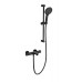 Смеситель для ванны с душевым гарнитуром и термостатом Wonzon&Woghand, Черный матовый