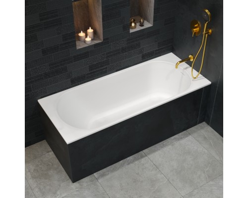 Ванна из искусственного камня Whitecross Gin 170x70 белый матовый