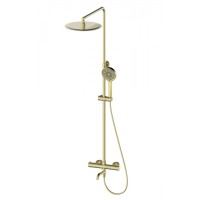 Душевая система с термостатом Wonzon&Woghand, Брашированное золото
