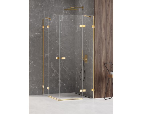 Душевое ограждение NEW TRENDY AVEXA GOLD SHINE 90x120x200 золото