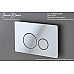 Клавиша смыва Iberica Blanca Inox-O 246x165, хром глянцевый, нержавеющая сталь