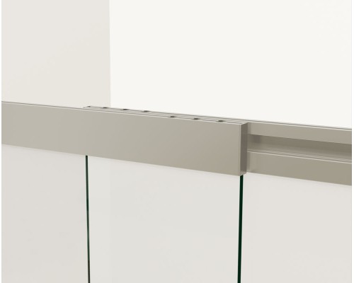 Душевая шторка на ванну Vincea VSB-1E100CLGM 1000x1450 сталь и стекло