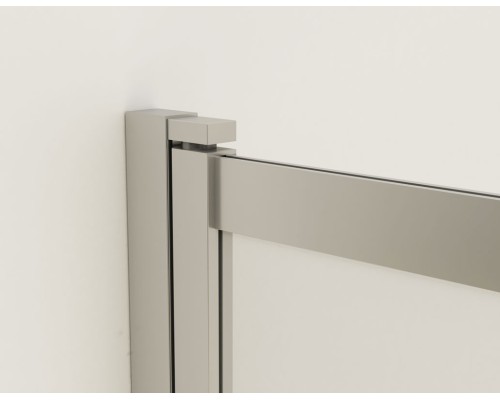 Душевая шторка на ванну Vincea VSB-1E100CLGM 1000x1450 сталь и стекло