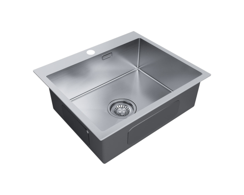 Мойка Paulmark ISAR PM805951-BS брашированная нерж. сталь 59х51