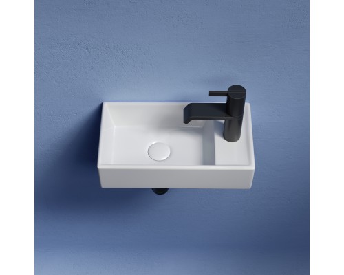 Рукомойник подвесной Ceramicanova прямоугольный Element 407x217x100