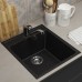 Кухонная мойка из искусственного камня Uperwood ECON UPD-404-004, черная матовая