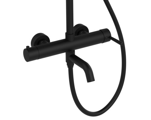 Душевая система Raiber premium RPB-006 Graceful, матовый черный