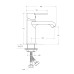 Смеситель для раковины BelBagno Aurora Хром