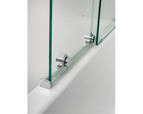 Шторка на ванну Cezares Stream 100 STREAM-VFS-11-100/150-C-Cr Хром