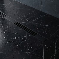 Душевой лоток BETTOSERB Слим Лайн (Slim Line) Матовый черный 650