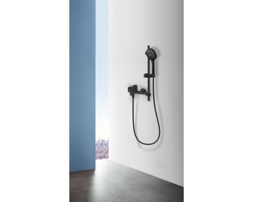 Смеситель для ванны и душа Arrow AG3628MB-TZ с выдвижной планкой черный