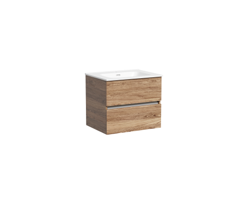 Тумба подвесная SANCOS Urban 690х450х550, c двумя ящиками, дуб чарльстон UR60ECH