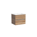 Тумба подвесная SANCOS Urban 690х450х550, c двумя ящиками, дуб чарльстон UR60ECH