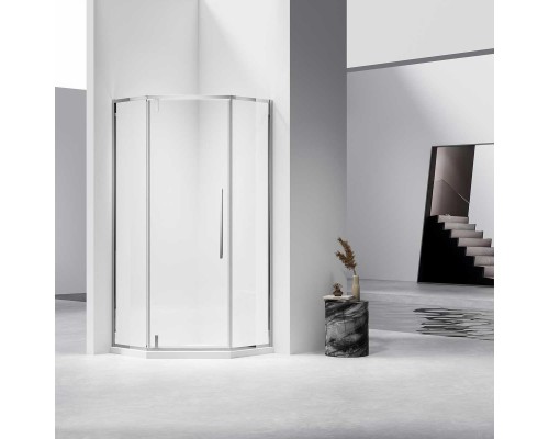 Душевой уголок Vincea Slim-N VSP-4SN900CL, 900x900, хром, стекло прозрачное