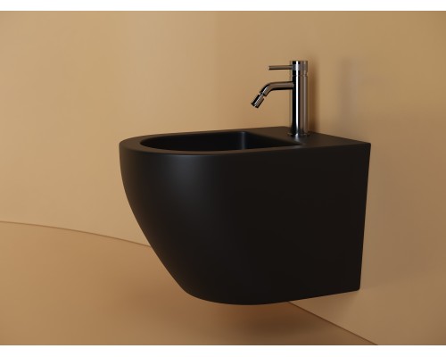 Подвесное биде Ceramicanova Uno черный