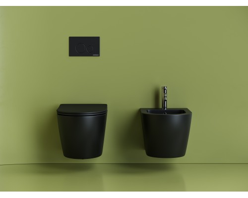 Подвесное биде Ceramicanova Uno черный