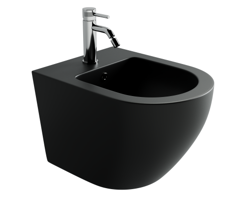 Подвесное биде Ceramicanova Uno черный