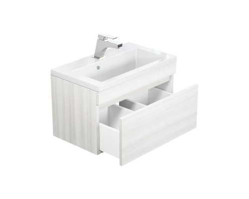 Тумба под раковину подвесная Uperwood Eva 57х47х35 см, Дуб Харбор Белый