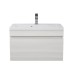 Тумба под раковину подвесная Uperwood Eva 57х47х35 см, Дуб Харбор Белый