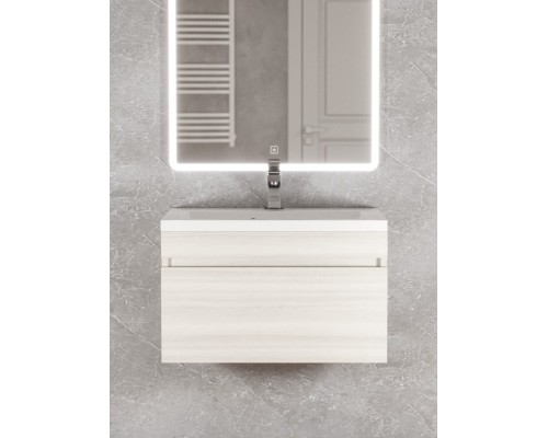 Тумба под раковину подвесная Uperwood Eva 57х47х35 см, Дуб Харбор Белый