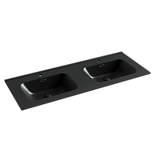 Раковина-столешница Sancos ELEMENT 121x18 Черный матовый