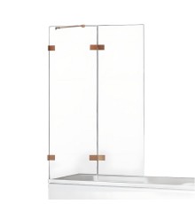 Шторка для ванны NEW TRENDY AVEXA COPPER BRUSHED 100x150 L брашированная медь
