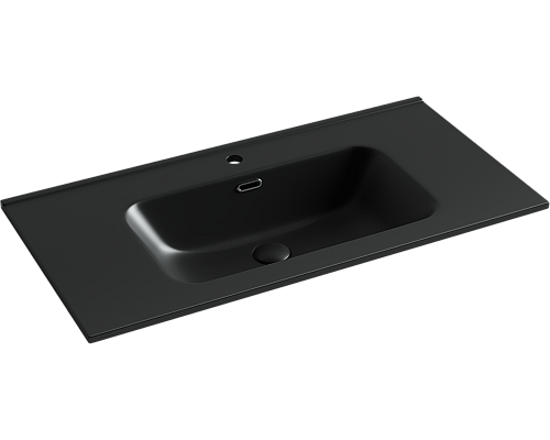 Раковина-столешница Sancos ELEMENT 91x18 Черный матовый Раковина-столешница Sancos ELEMENT 91x18 Черный матовый