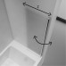 Шторка для ванны NEW TRENDY NEW SOLEO 60x140 хром