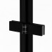 Шторка для ванны NEW TRENDY SUPERIA BLACK 100 см R черный