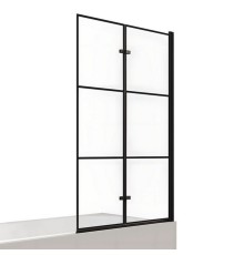 Шторка для ванны NEW TRENDY SUPERIA BLACK 100 см R черный