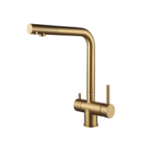 Смеситель для кухни Paulmark Skalen Sk213020-BG Брашированное золото