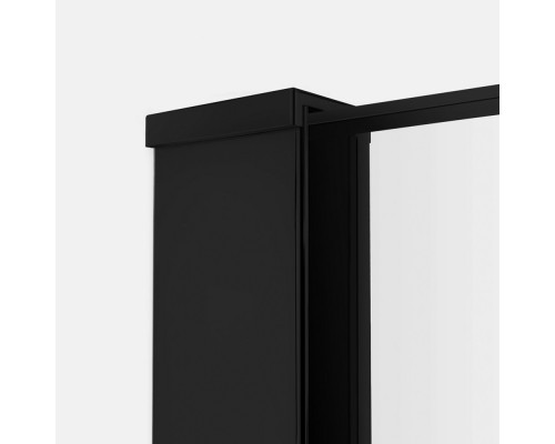 Душевое ограждение NEW TRENDY VELIO BLACK 90x200 черный