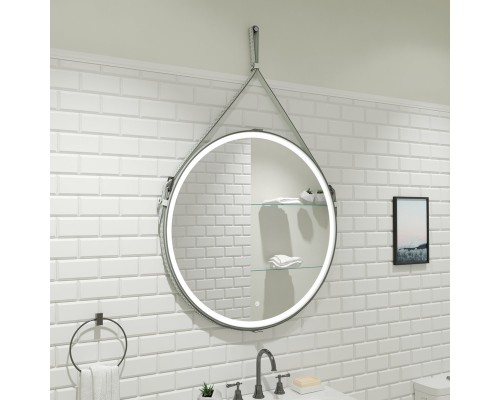 Зеркало Континент Millenium D 800 ЗЛП1706 с подсветкой Белое с сенсорным выключателем