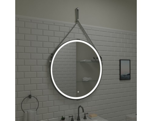 Зеркало Континент Millenium D 800 ЗЛП1706 с подсветкой Белое с сенсорным выключателем